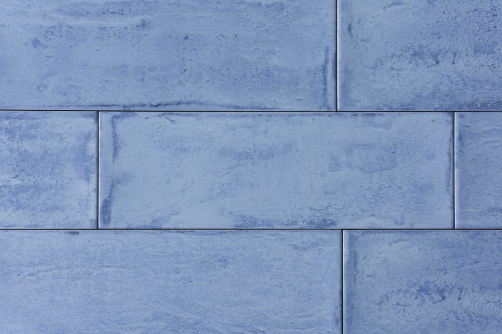Vintage Fliese blau 10x30 - dieFliesen.com