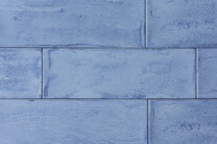 Vintage Fliese blau 10x30 – Bild 2