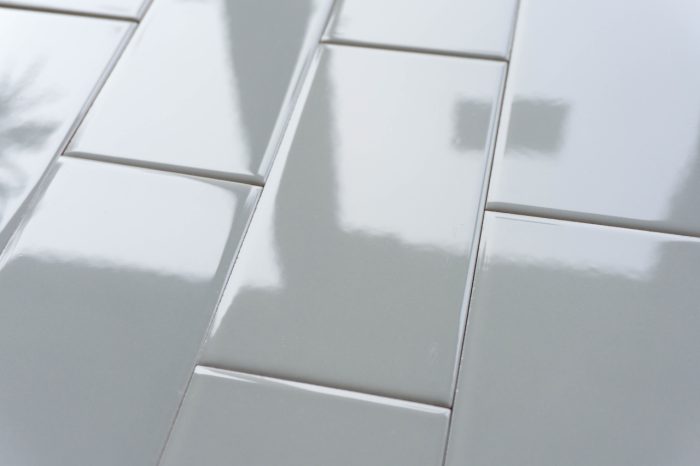 Metro Fliese grey m. glatt 7.5x15 PL
