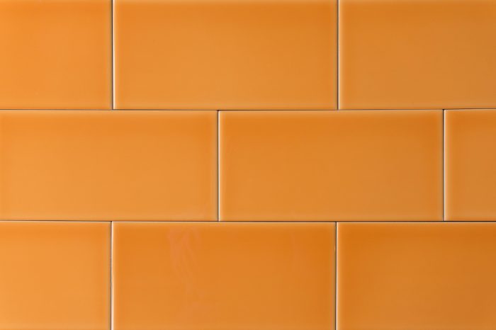 Metro Fliese orange glatt 10x20 PL – Bild 2