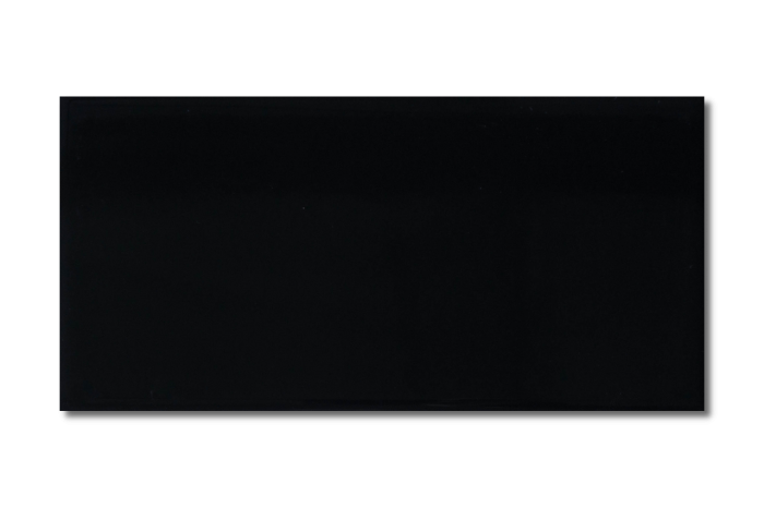 Metro Fliese schwarz glatt 10x20 PL – Bild 4