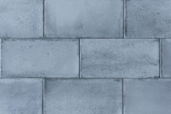 Vintage Fliese grau gewellt 10x20 – Bild 3
