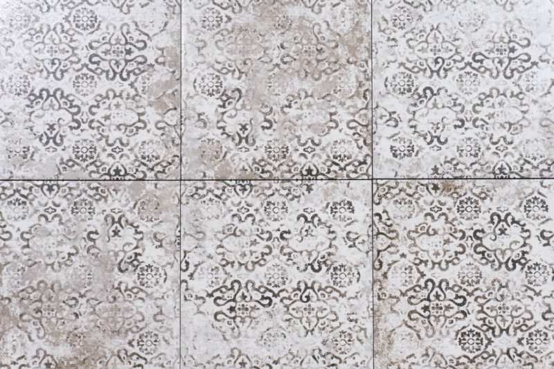 Wandfliese/ Bodenfliese Retro Dekor 7 20x20 - dieFliesen.com