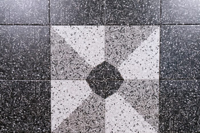 Bodenfliese Terrazzo-Optik Dekor 7 20x20 – Bild 2