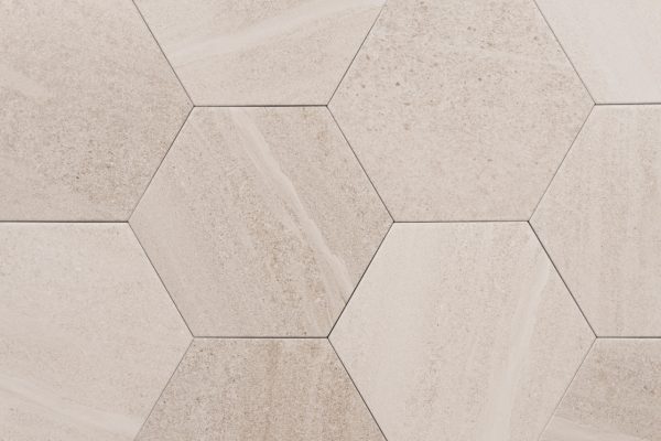 Sechseck Fliese grau 22,5x22,9 | Jetzt kaufen bei dieFliesen.com