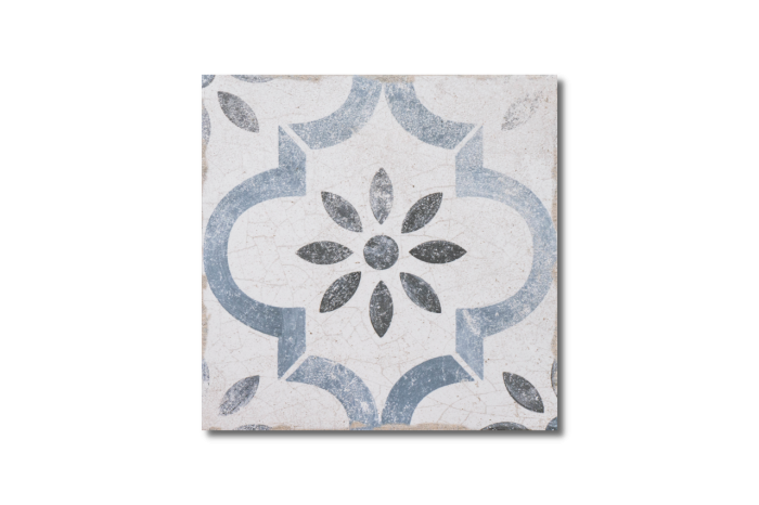 Wandfliese/ Bodenfliese Dekor Mesina blau 22,5x22,5 – Bild 5