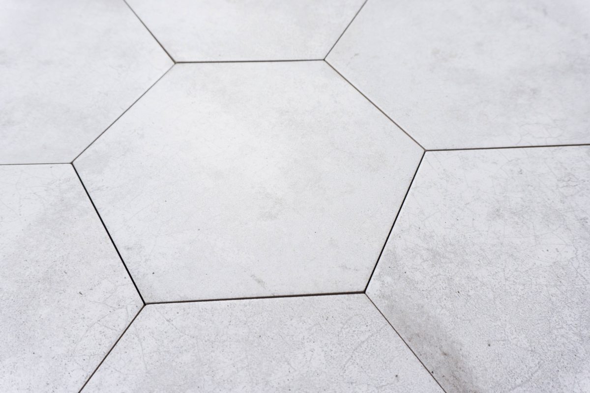 Sechseck Fliese hellgrau 22,5x22,9 | Jetzt kaufen bei dieFliesen.com