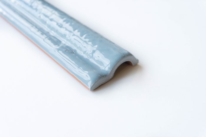 Bordüre blau-grau gewellt 5x20