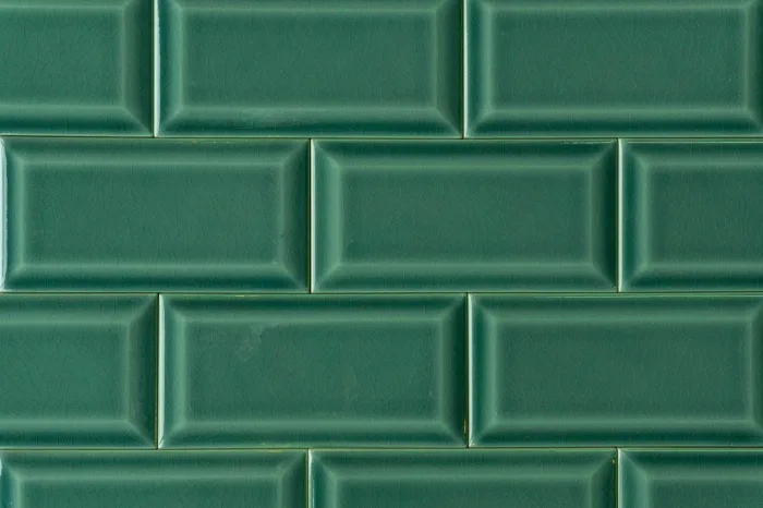 Metro Fliese dunkelgrün Craquelé 7.5x15 BX – Bild 2