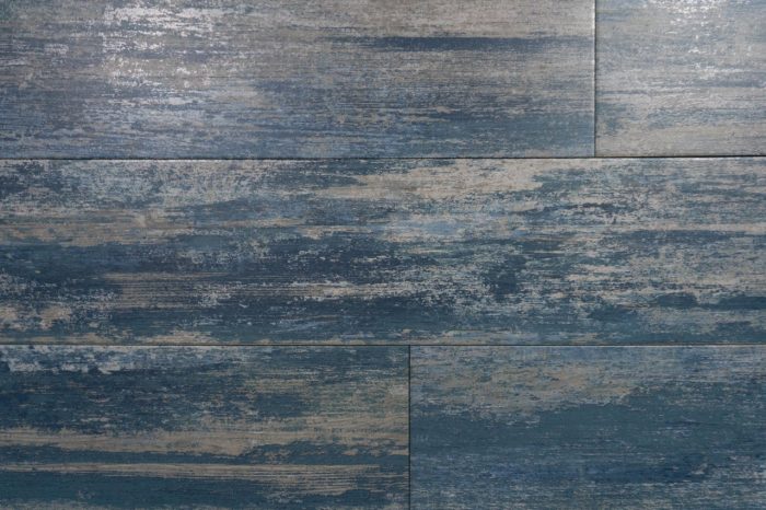 Bodenfliese Holzoptik blau 21,8x90,4