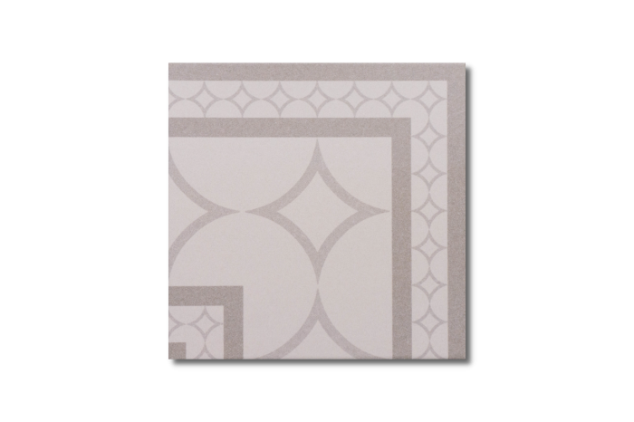 Bodenfliese Eckbordüre beige 22,5x22,5 – Bild 2