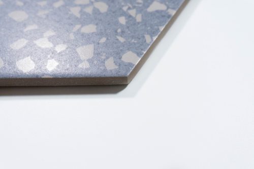 Wand-/ Bodenfliese Sechseck blau 22x25 | Jetzt kaufen bei dieFliesen.com