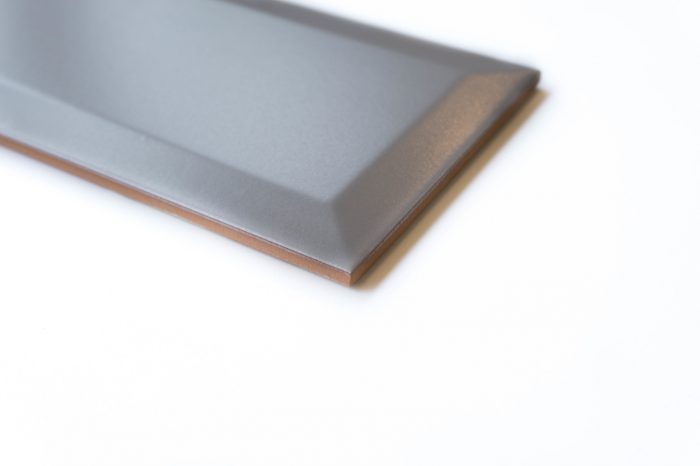 Metro Fliese grau matt 10x30 BX – Bild 3