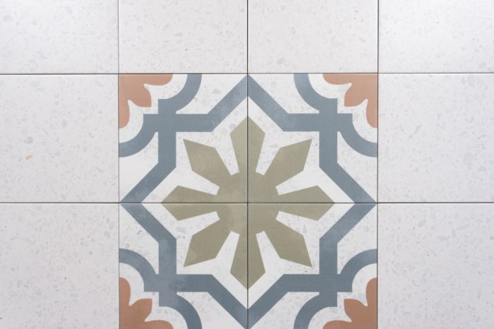 Bodenfliese Terrazzo-Optik Taralli 20x20 – Bild 2