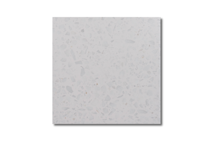 Bodenfliese Terrazzo-Optik weiß 20x20 – Bild 5