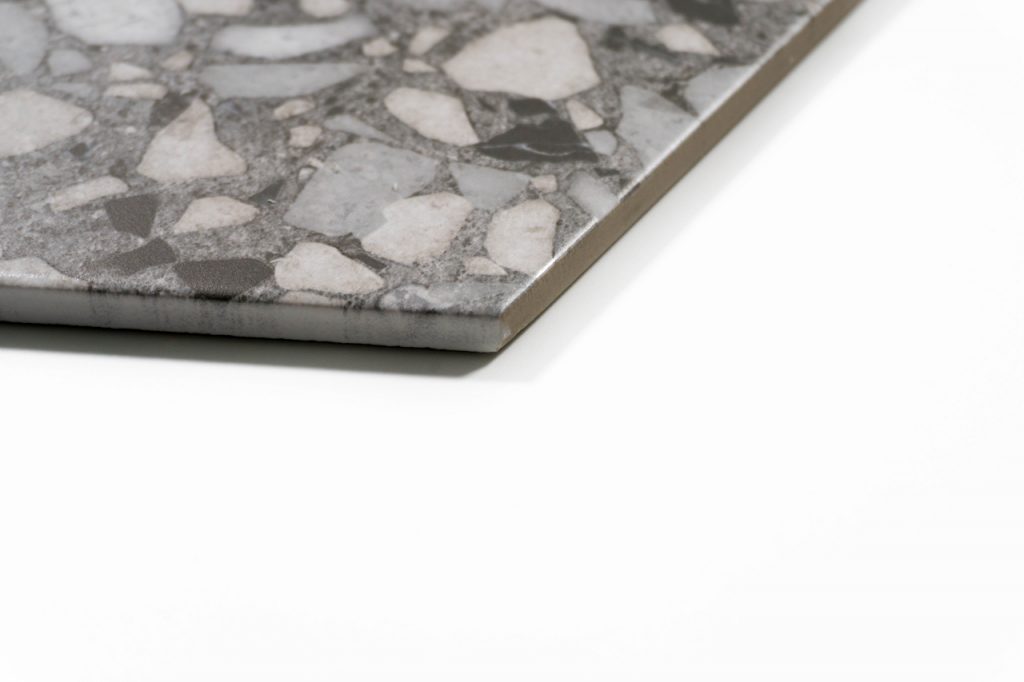 Bodenfliese Sechseck grau 23x27 | Jetzt kaufen bei dieFliesen.com