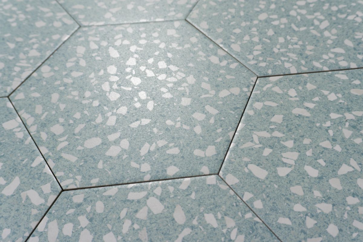 Wand-/ Bodenfliese Sechseck mintgrün 22x25 | Jetzt kaufen bei