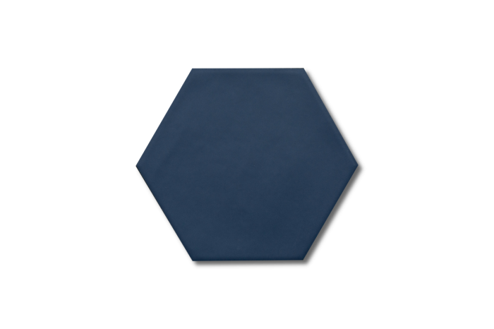 Wandfliese/Bodenfliese Sechseck blau matt 15x17.3 – Bild 5