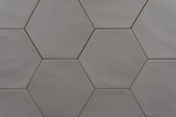 Wandfliese/Bodenfliese Sechseck schwarz 15x17.3 - dieFliesen.com