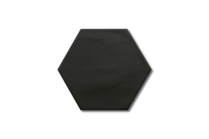 Wandfliese/Bodenfliese Sechseck schwarz 15x17.3 - dieFliesen.com