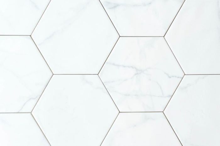 Wandfliese Sechseck Carrara 15x17.3