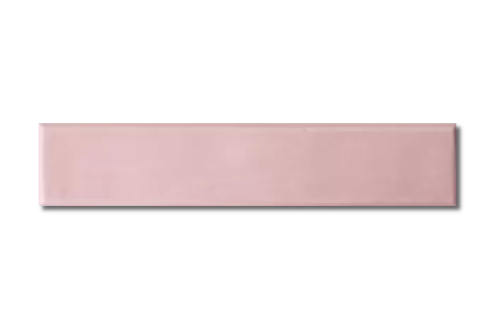 Metro Fliese rosa matt gewellt 5x25 – Bild 4