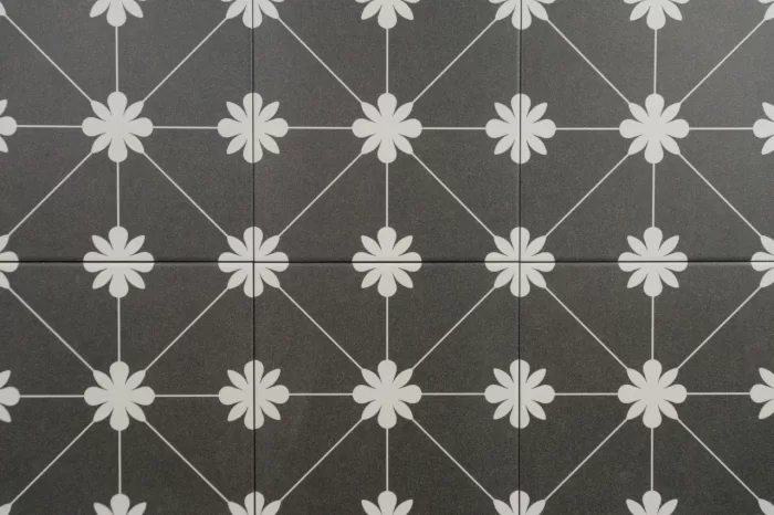 Zementoptik Dekor Tuban anthrazit 20x20