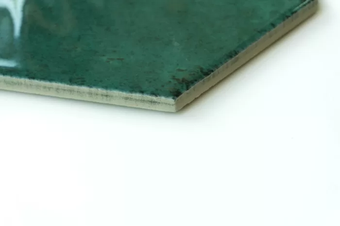 Wandfliese Vintage Sechseck olive 15x17.3 – Bild 3