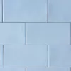 Metro Fliese himmelblau matt gewellt 7.5x15 – Bild 2