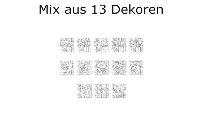 Dekor Hunde 25x25 – Bild 4