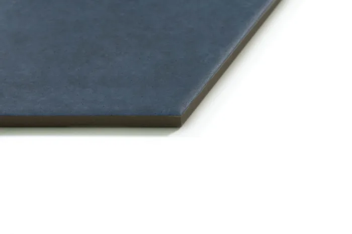 Wand-/ Bodenfliese Sechseck blau 23x27 – Bild 4