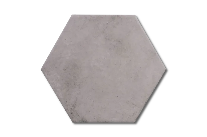 Wand-/ Bodenfliese Sechseck grau 23x27 – Bild 5