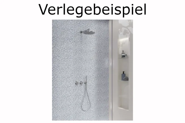 Wandfliese Scheinmosaik blau 20x30 – Bild 2