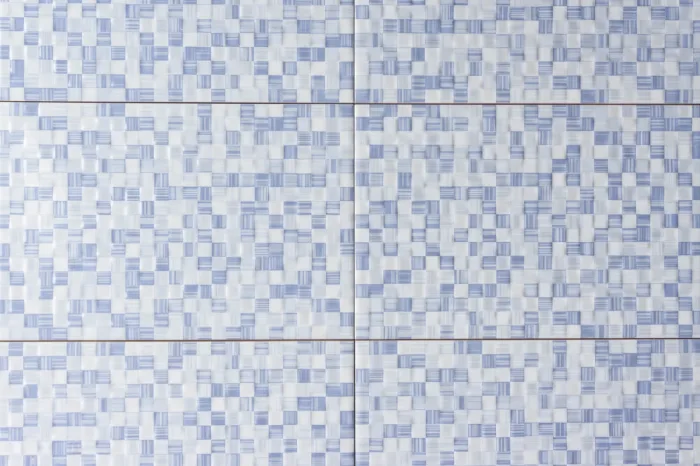 Wandfliese Scheinmosaik blau 20x30