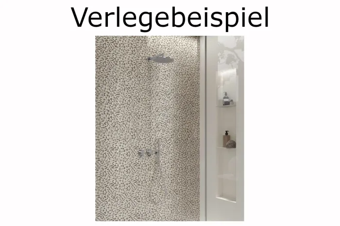 Wandfliese Scheinmosaik braun 20x30 – Bild 2
