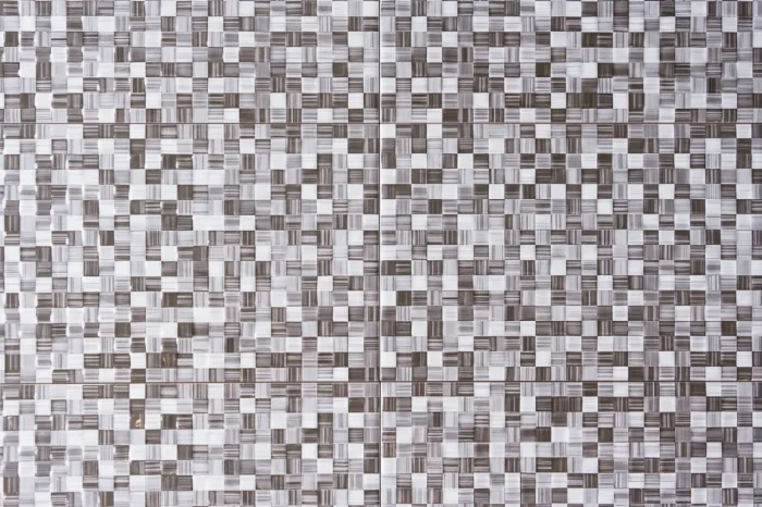 Wandfliese Scheinmosaik dunkelgrau 20x30