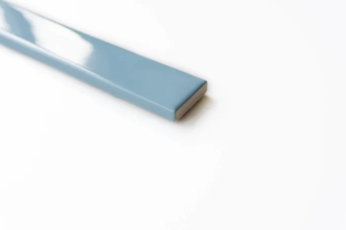 Bordüre blau glatt 2.5x20