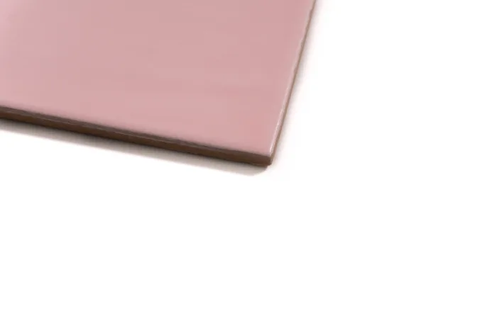 Metro Fliese rosa matt gewellt 10x30 – Bild 3