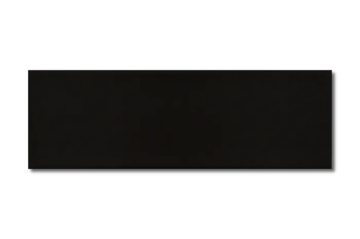 Metro Fliese schwarz matt gewellt 10x30 – Bild 5