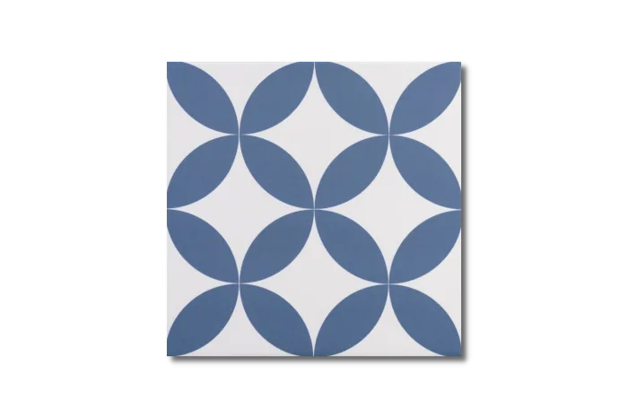 Bodenfliese Dekor Tokio blau 22.5x22.5 – Bild 4