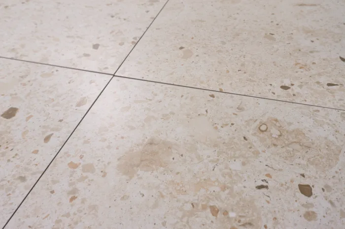 Terrazzo-Optik Fliese beige 60x60 – Bild 2