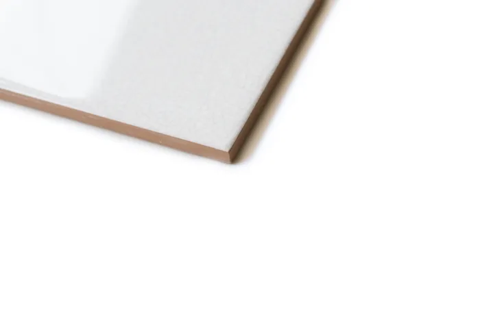 Wandfliese Craquelé-Optik weiß glatt 10x30 – Bild 3