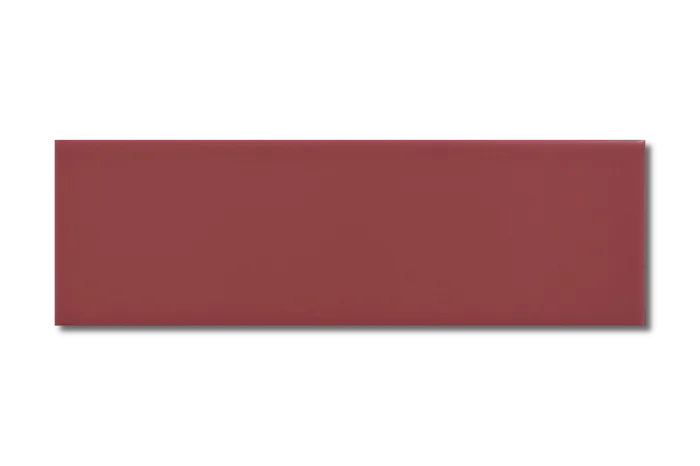 Wandfliese bordeaux matt 8x25 – Bild 4