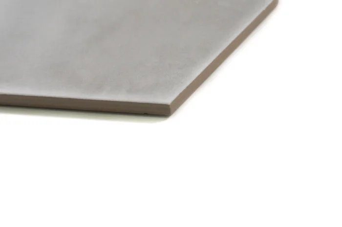 Wand-/Bodenfliese Sechseck grau matt 15x17.3 – Bild 4