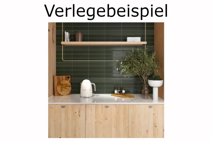 Wand-/ Bodenfliese Green matt 6x25 – Bild 2
