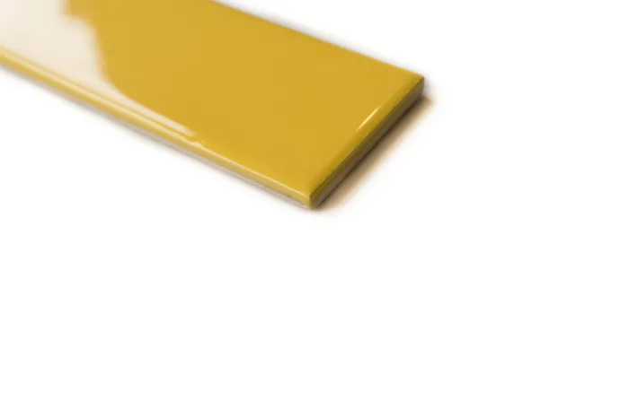 Bordüre gelb glatt 5x15