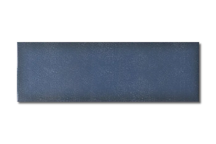 Wandfliese Craquelé-Optik blau glatt 10x30 – Bild 4