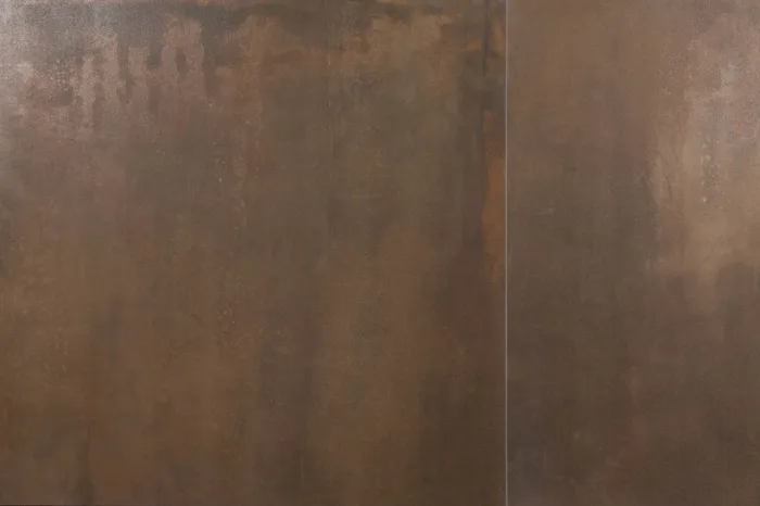 Metalloptik rostbraun 60x60