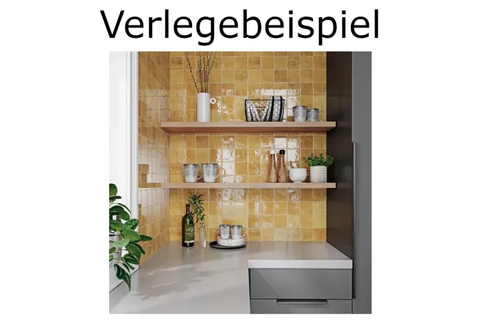 Wandfliese Senape 10x20 (Pre-Cut 10x10) – Bild 2