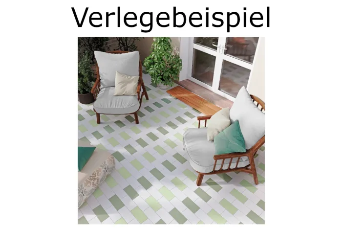 Wand-/ Bodenfliese Cotton 10x20 – Bild 2